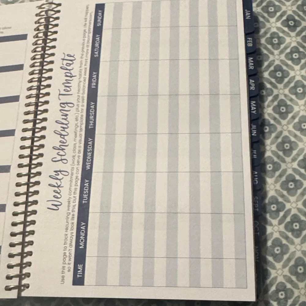 Floral 2026 Softcover planner